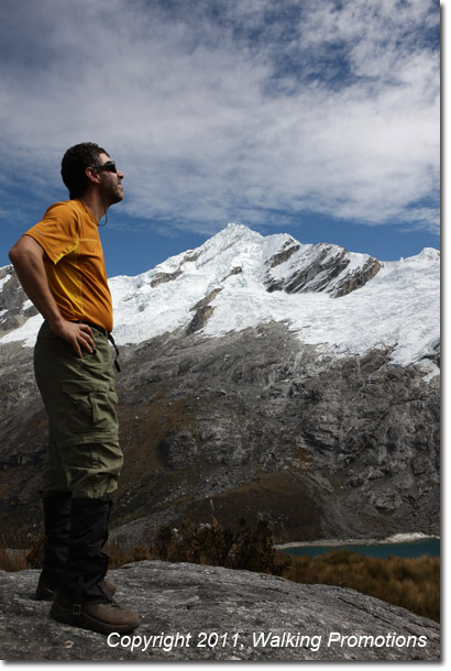 A rare photo of your webmaster - Santa Cruz Trek, Peru